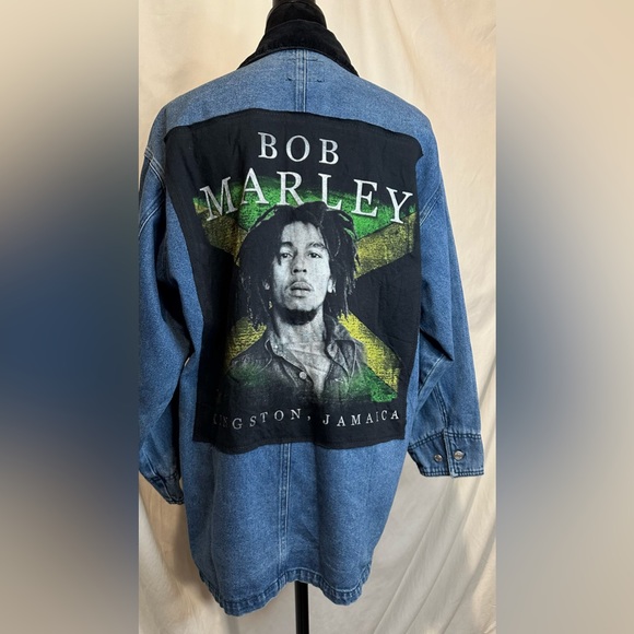 BOB MARLEY DENIM JACKET - Picture 5 of 9